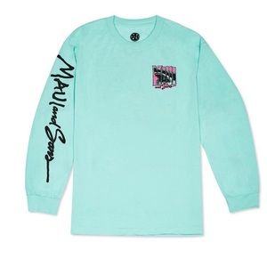 Maui and Sons Teal Long Sleeve T Shirt